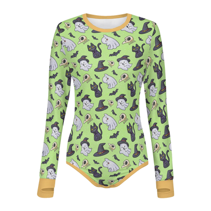 Spooky Paws Long Sleeve CuddleSuit