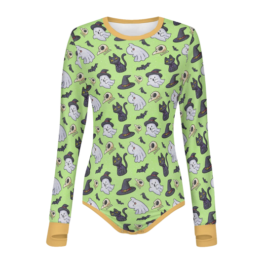 Spooky Paws Long Sleeve CuddleSuit