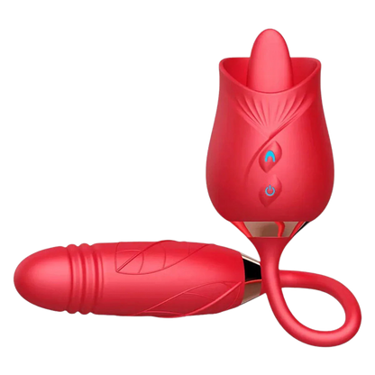 Rose Clitoral Vibrator – Elegant & Powerful Stimulator - Puppy's Aesthetics