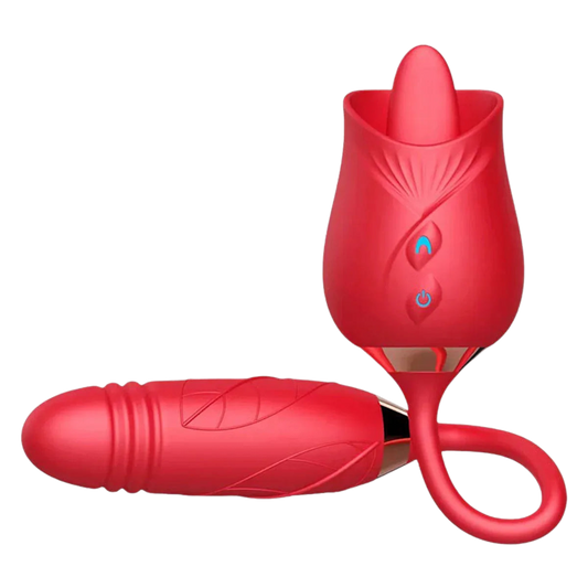 Rose Clitoral Vibrator – Elegant & Powerful Stimulator - Puppy's Aesthetics
