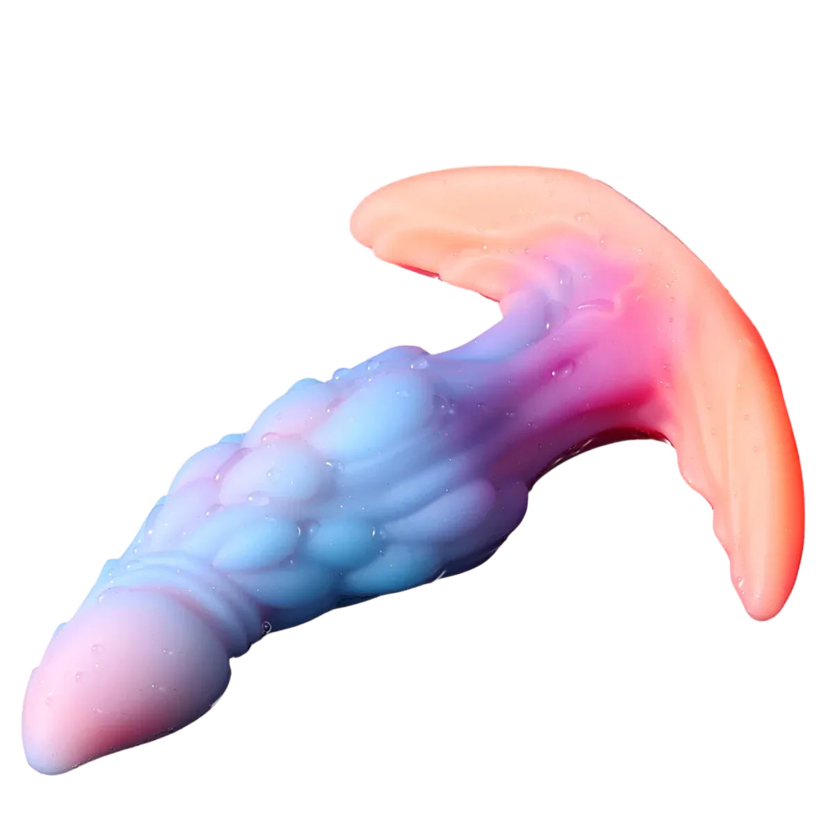Glow Dragon Silicone Dildo Plug - Puppy's Aesthetics