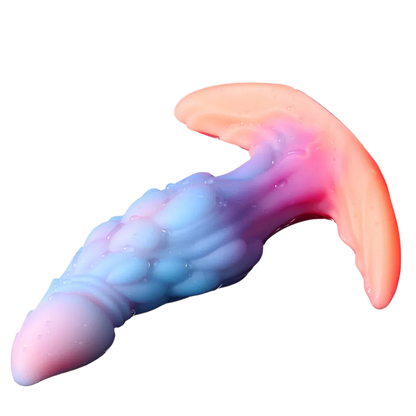 Glow Dragon Silicone Dildo Plug - Puppy's Aesthetics