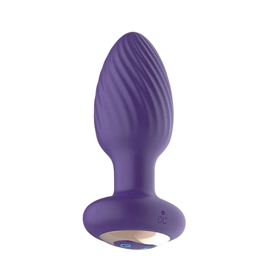 Royal Rotating Anal Plug Silicone w/Remote - Puppy's Aesthetics