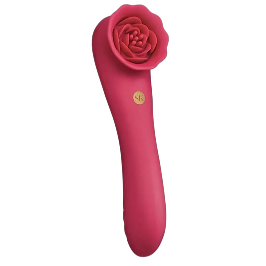 Secret Kisses Rosegasm Quake Silicone Dual Vibe - Puppy's Aesthetics