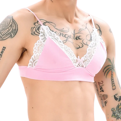 Men’s Sissy Lace Bra - Puppy's Aesthetics