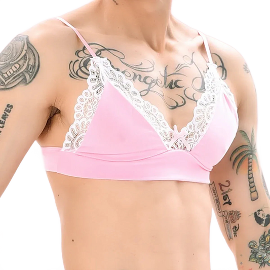 Men’s Sissy Lace Bra - Puppy's Aesthetics