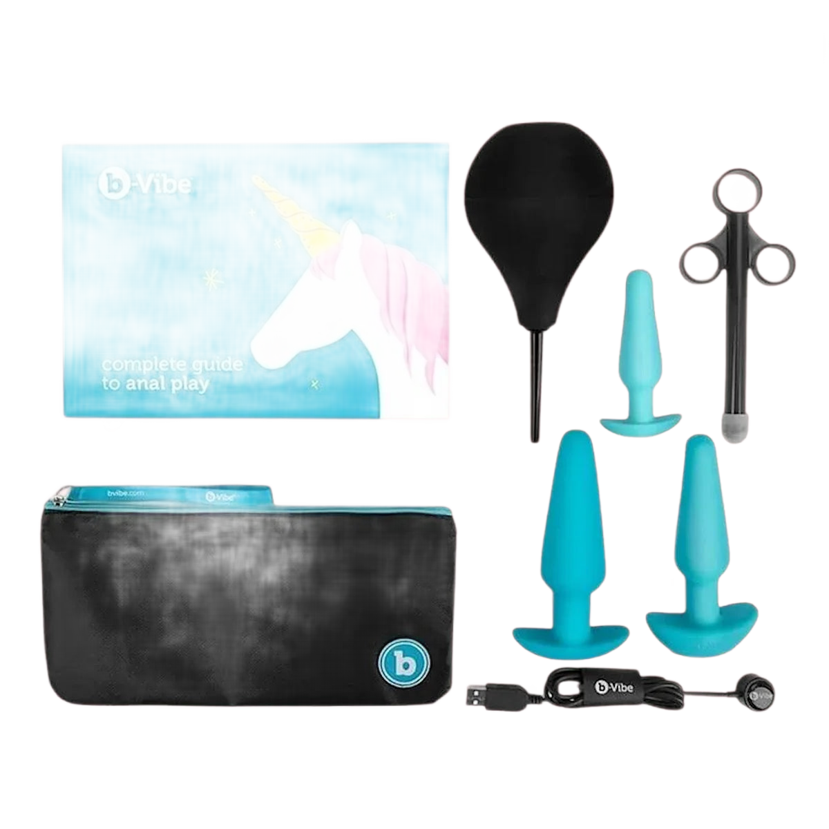 B-Vibe Anal Education Set Rechargeable Anal Play - Puppy's Aesthetics