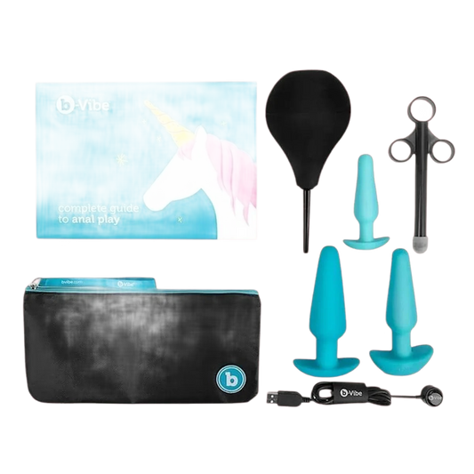 B-Vibe Anal Education Set Rechargeable Anal Play - Puppy's Aesthetics