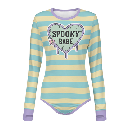 Spooky Babe Long Sleeve CuddleSuit