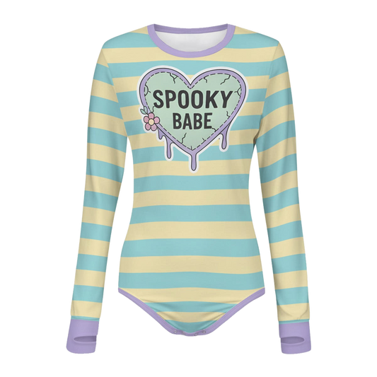 Spooky Babe Long Sleeve CuddleSuit