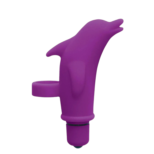 Dolphin Clit Silicone Finger Massager - Puppy's Aesthetics