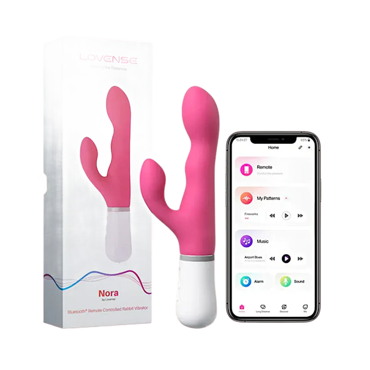Lovense Nora Rabbit Vibrator – Pink - Puppy's Aesthetics