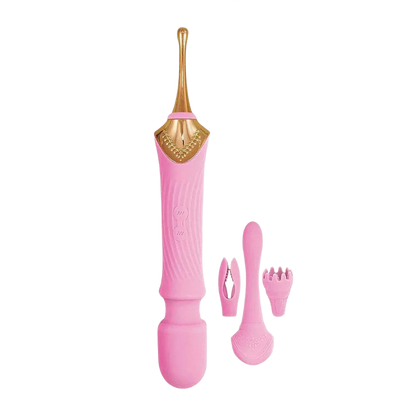 Goddess Pink Elegance Silicone Wand - Puppy's Aesthetics