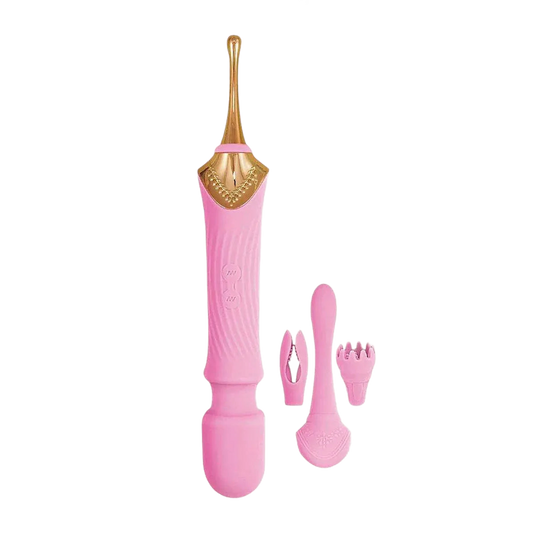 Goddess Pink Elegance Silicone Wand - Puppy's Aesthetics
