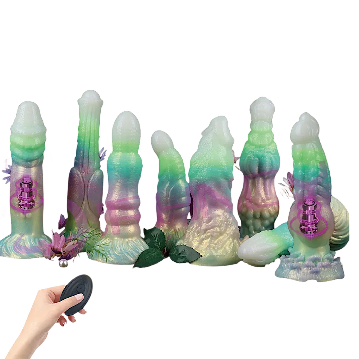 Luminous Fantasy Silicone Vibe Dildo - Puppy's Aesthetics