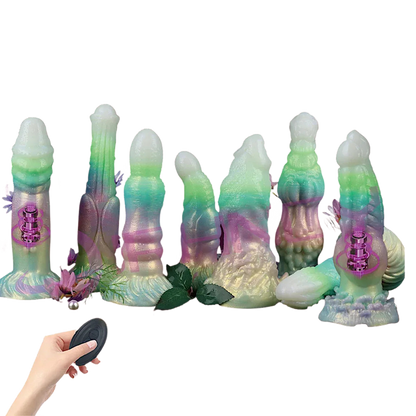 Luminous Fantasy Silicone Vibe Dildo - Puppy's Aesthetics