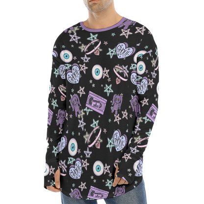 Ghoul Club Fingerless Long Sleeve Tee