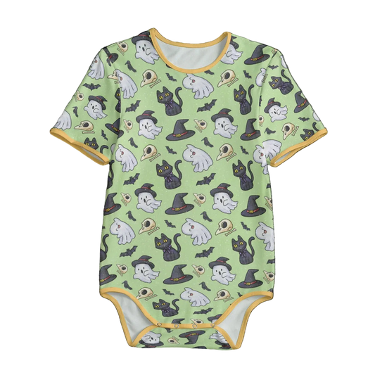 Spooky Paws Short Sleeve CuddleSuit