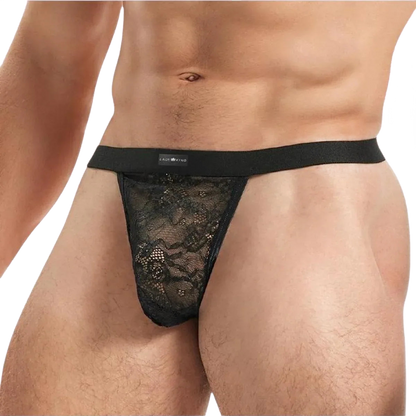 Midnight Crown Lace G-String - Puppy's Aesthetics