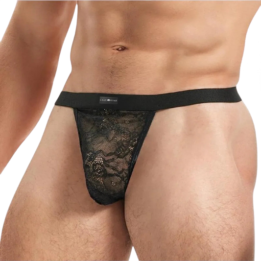 Midnight Crown Lace G-String - Puppy's Aesthetics