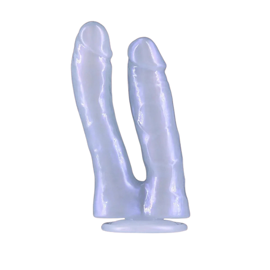 Fantasia Double Trouble Lavender Dildo - Puppy's Aesthetics