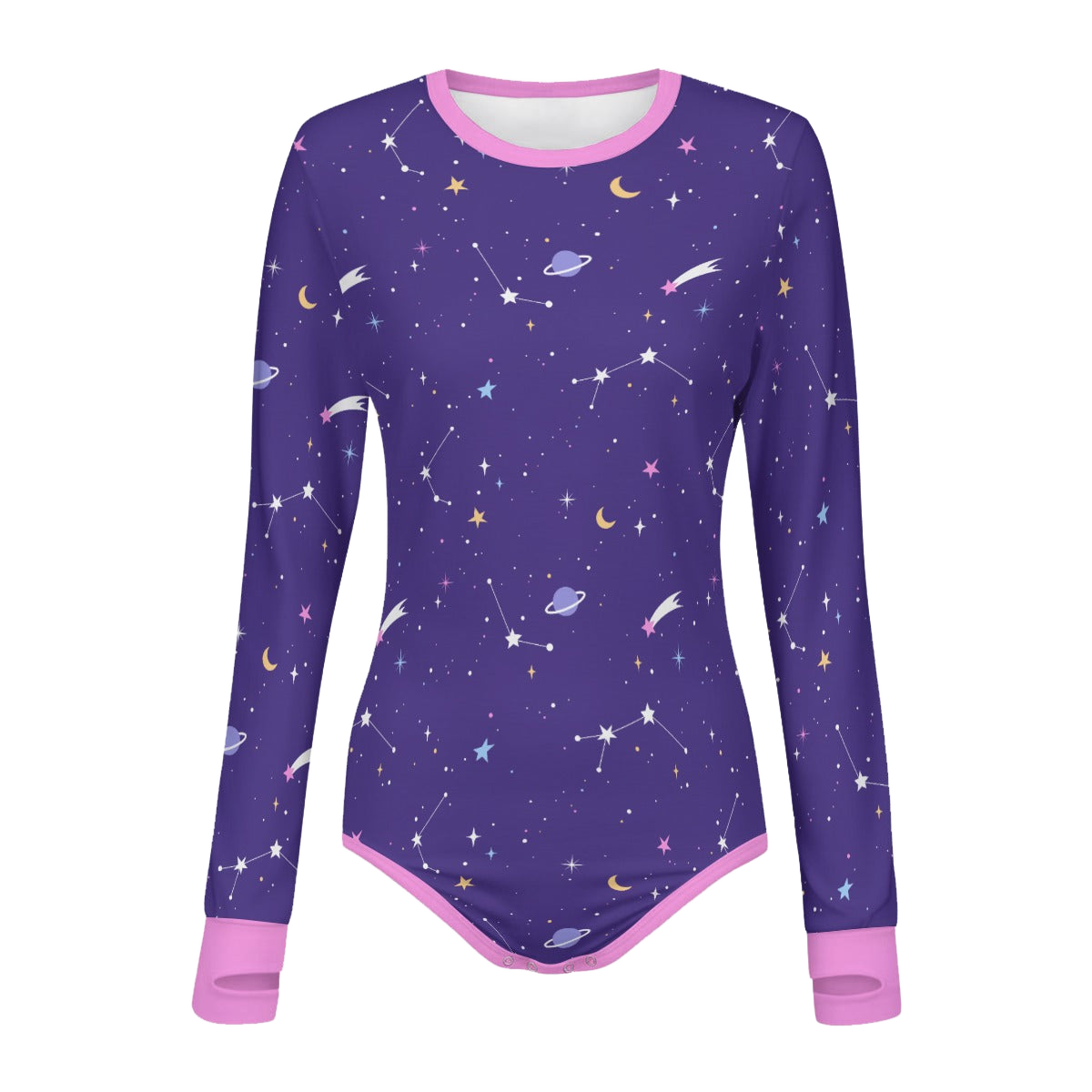 Starry Night Long Sleeve CuddleSuit
