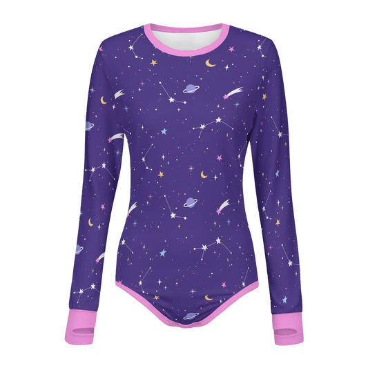 Starry Night Long Sleeve CuddleSuit