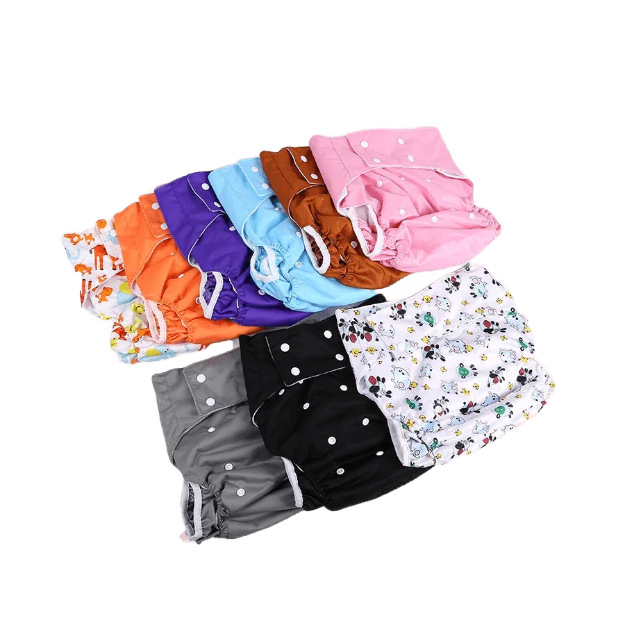 Adult Snap-Button Adjustable Diaper (Colors) - Puppy's Aesthetics
