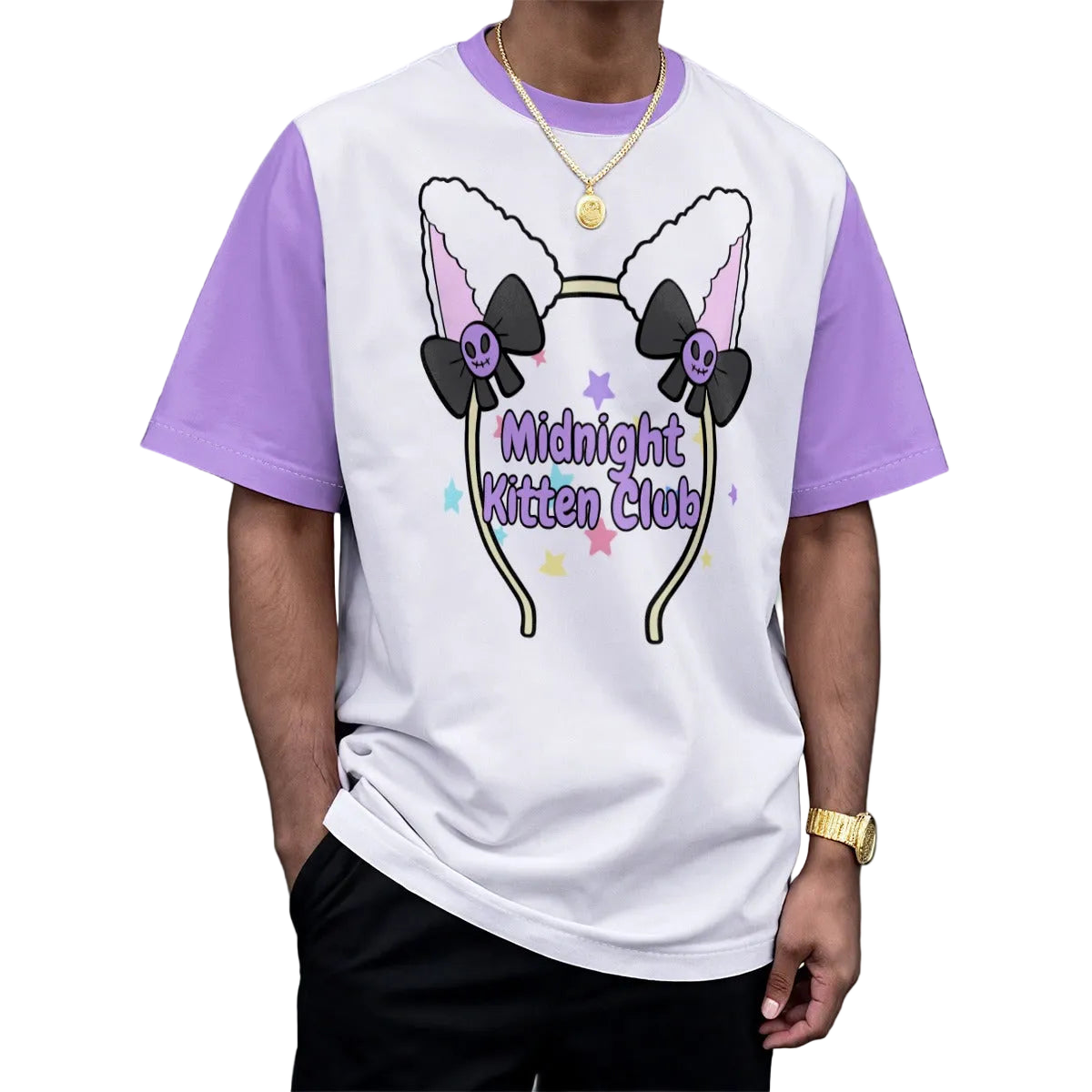 Midnight Kitten Club Play Tee