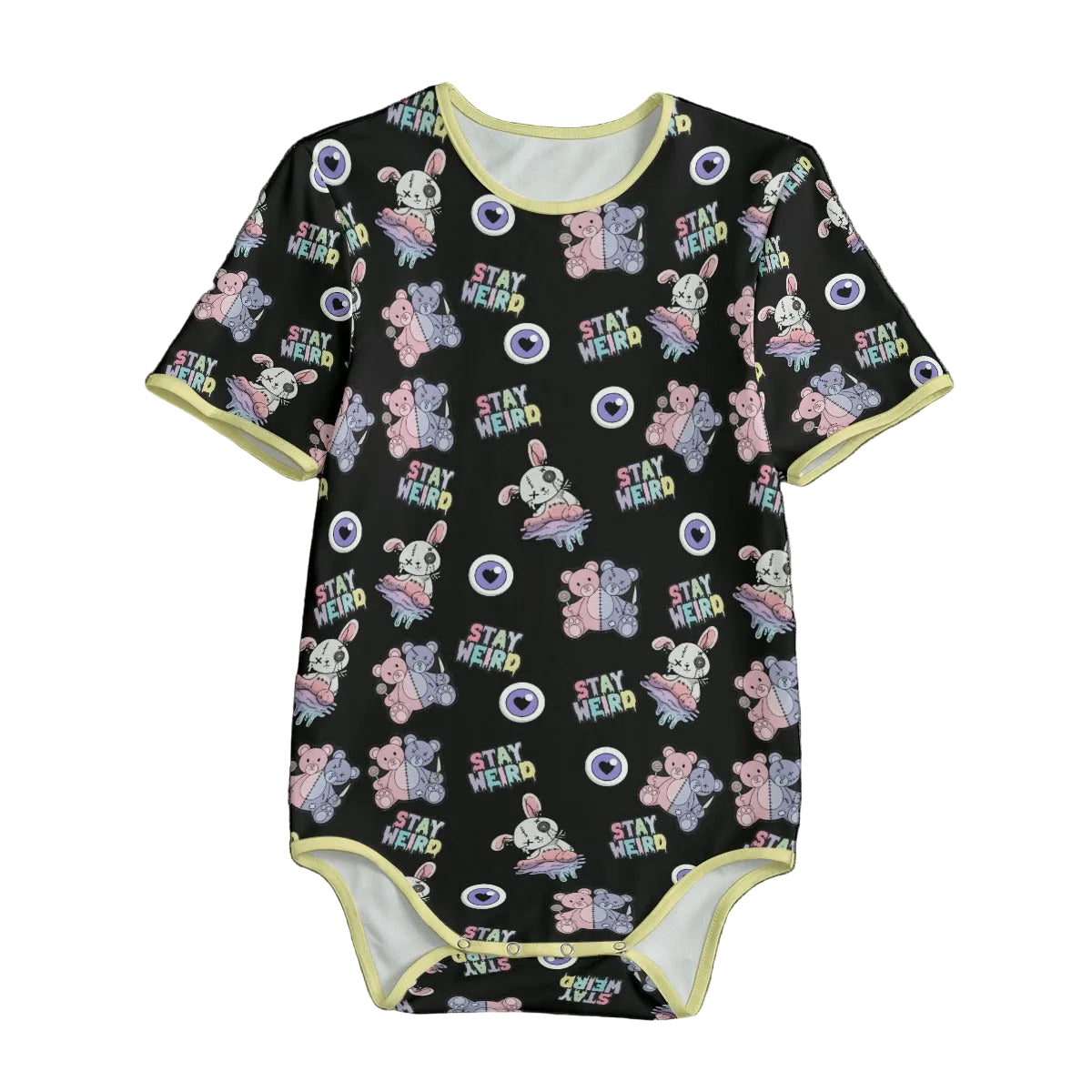 Stay Weird Plushies Short Sleeve CuddleSuit