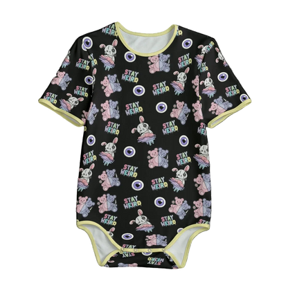 Stay Weird Plushies Short Sleeve CuddleSuit