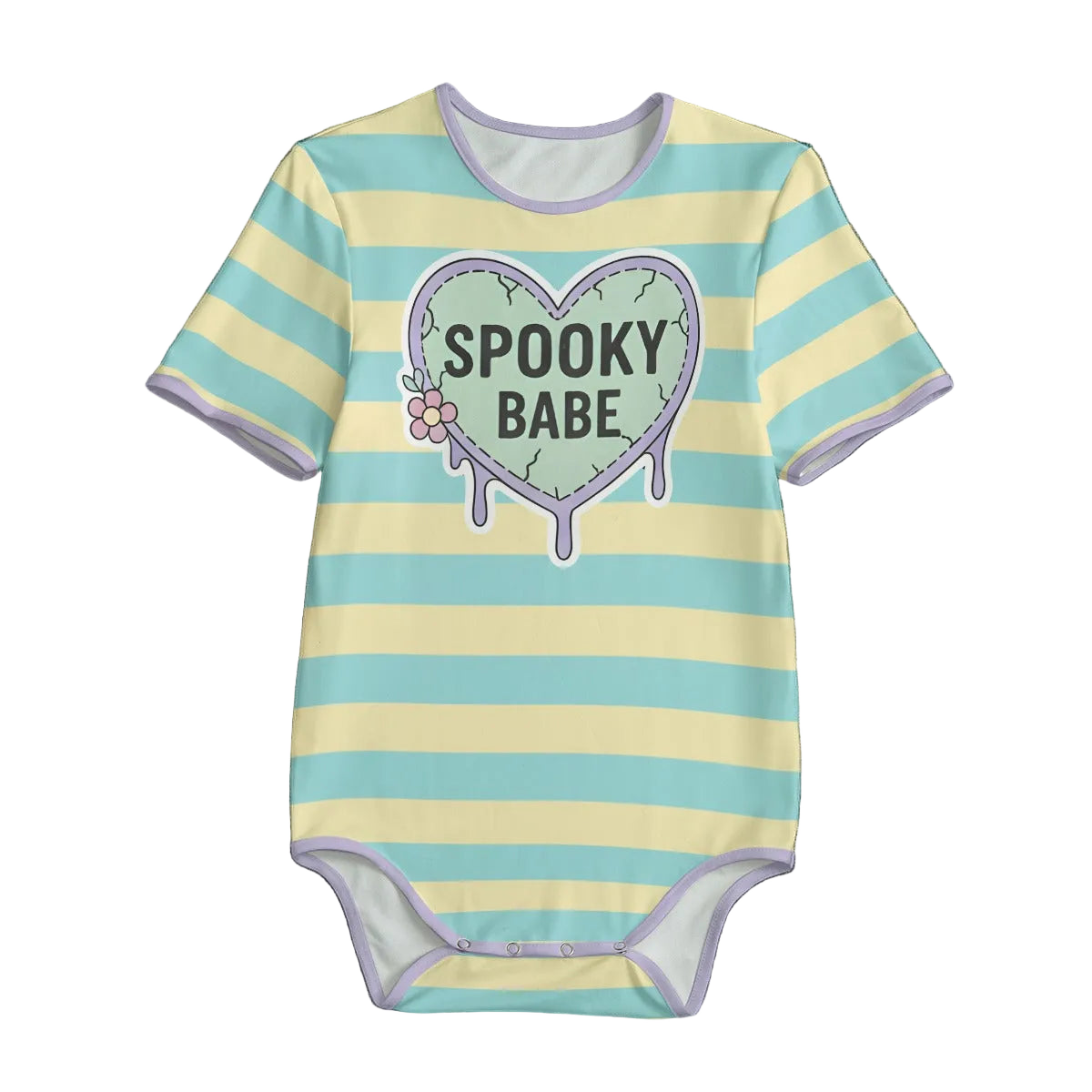 Spooky Babe Short Sleeve CuddleSuit