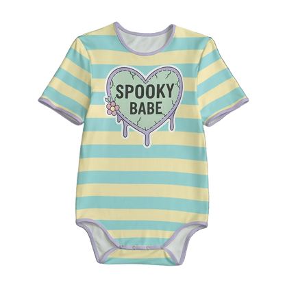 Spooky Babe Short Sleeve CuddleSuit