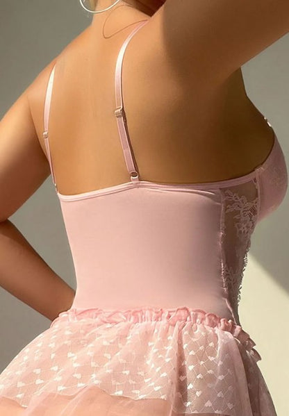Captivating Corset-Style Lingerie with Bows
