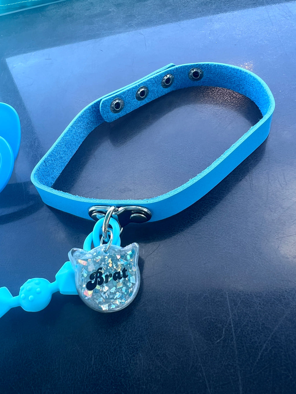 Adult Pacifier Brat Chewable Strap Collar