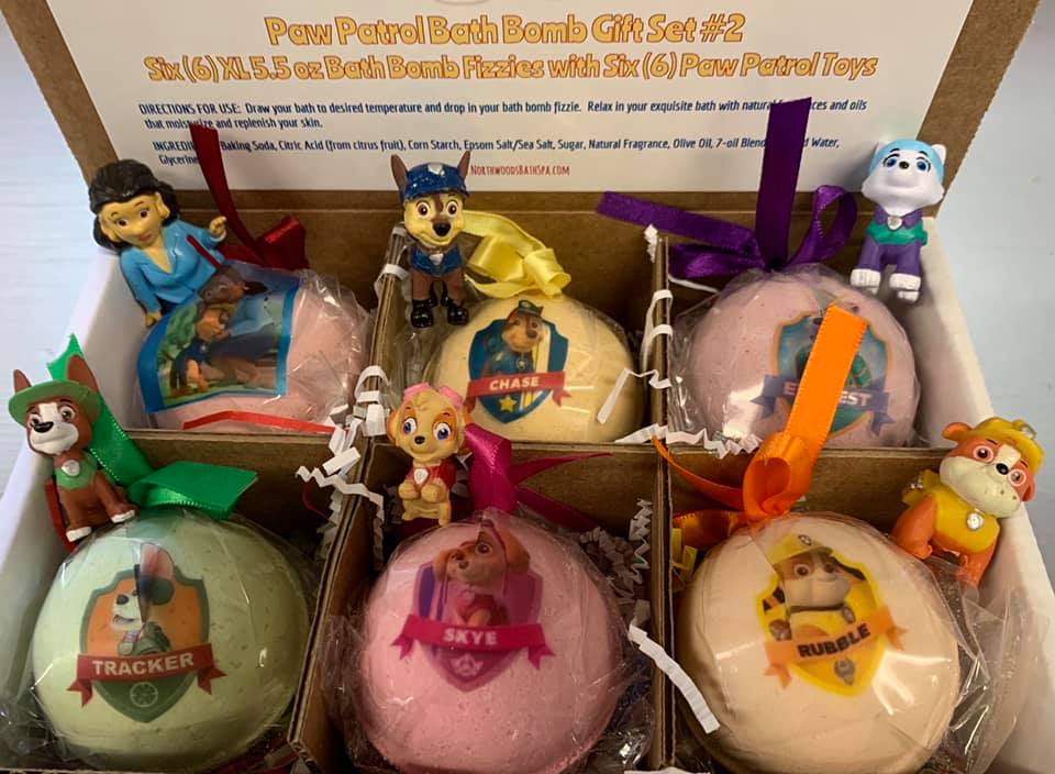 XL Rescue Pup Surprise Bath Bomb Gift Set (6 Pack)