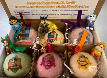 XL Rescue Pup Surprise Bath Bomb Gift Set (6 Pack)
