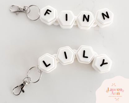 Personalized Clicker Fidget Keychain