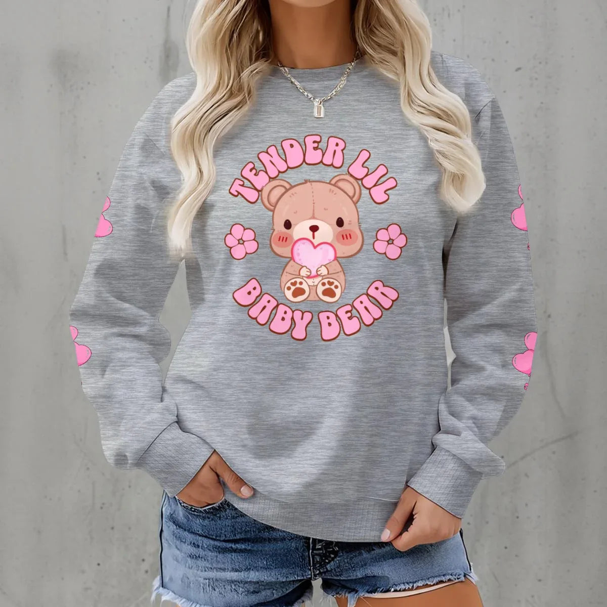Tender Lil Baby Bear Play Sweater - Puppy's Aesthetics