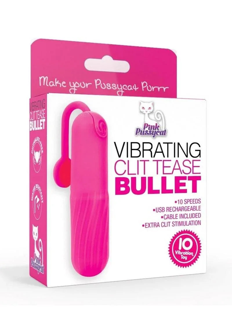Pink Pussycat Vibrating Clit Tease Bullet - Puppy's Aesthetics