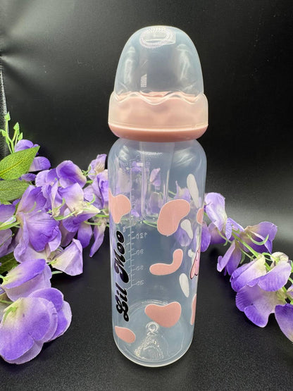 Adult Baby Bottle - 8 oz Lil Moo Cow - Puppy's Aesthetics