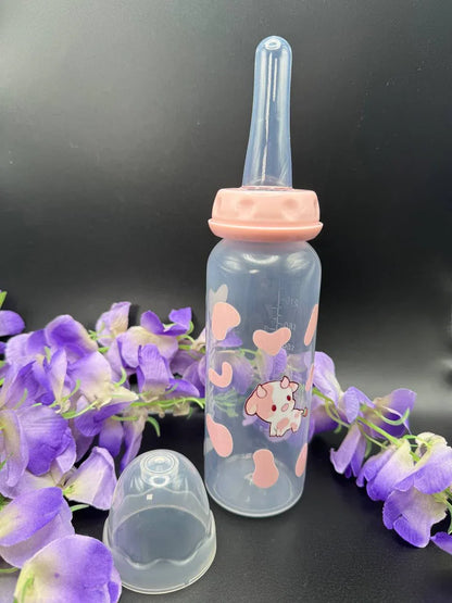 Adult Baby Bottle - 8 oz Lil Moo Cow - Puppy's Aesthetics