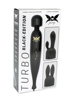 Pixey Turbo Black Edition Wand Massager (Attachments)