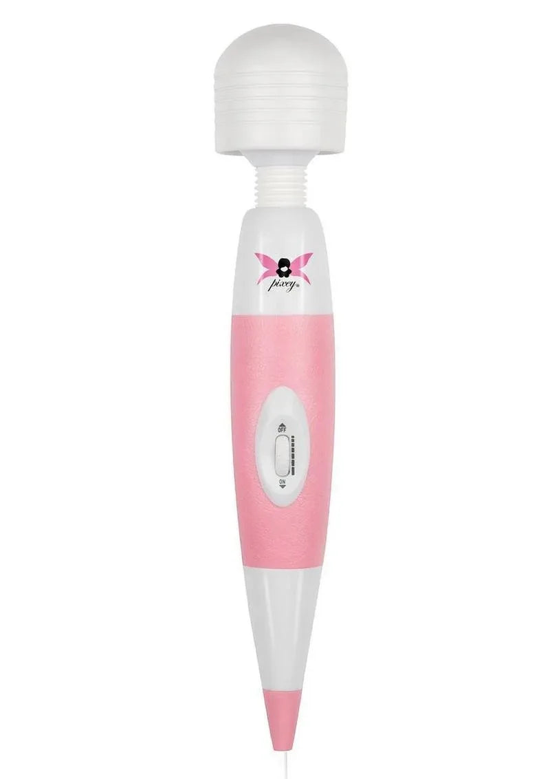 Pixey Pink Wand Powerful Wired Vibrator - Puppy's Aesthetics