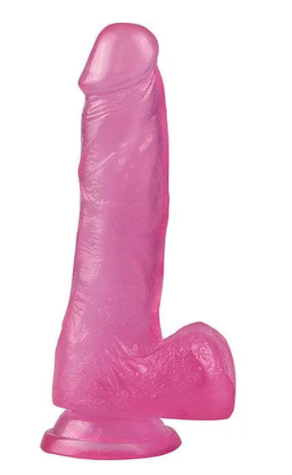 Get Lucky Jelly Love 9" Dildo - Pink
