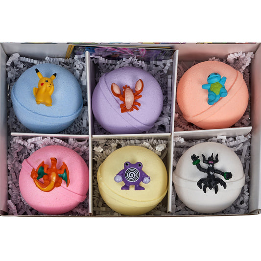 Pocket Monster Surprise Bath Bomb Gift Set (6 Pack)