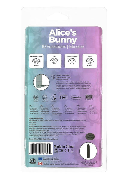 Mint Bloom Silicone Bunny Vibe