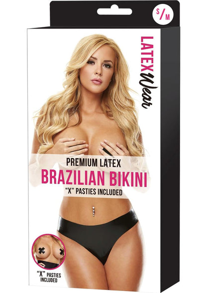 Premium Latex Brazilian Bikini