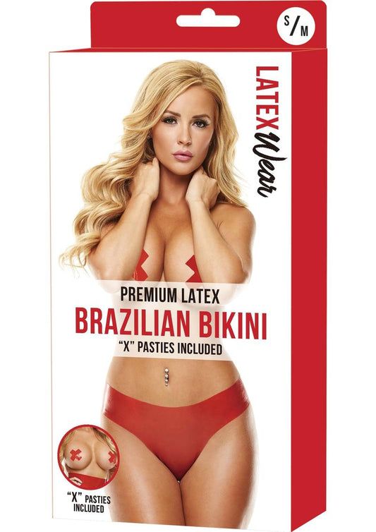 Premium Latex Brazilian Bikini