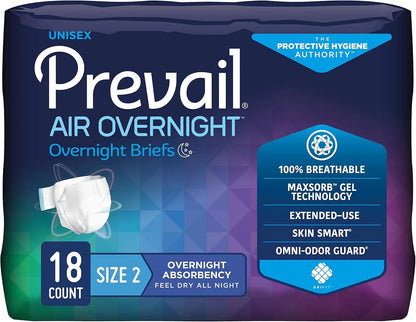 Prevail Air Overnight Adult Briefs - Puppy's Aesthetics